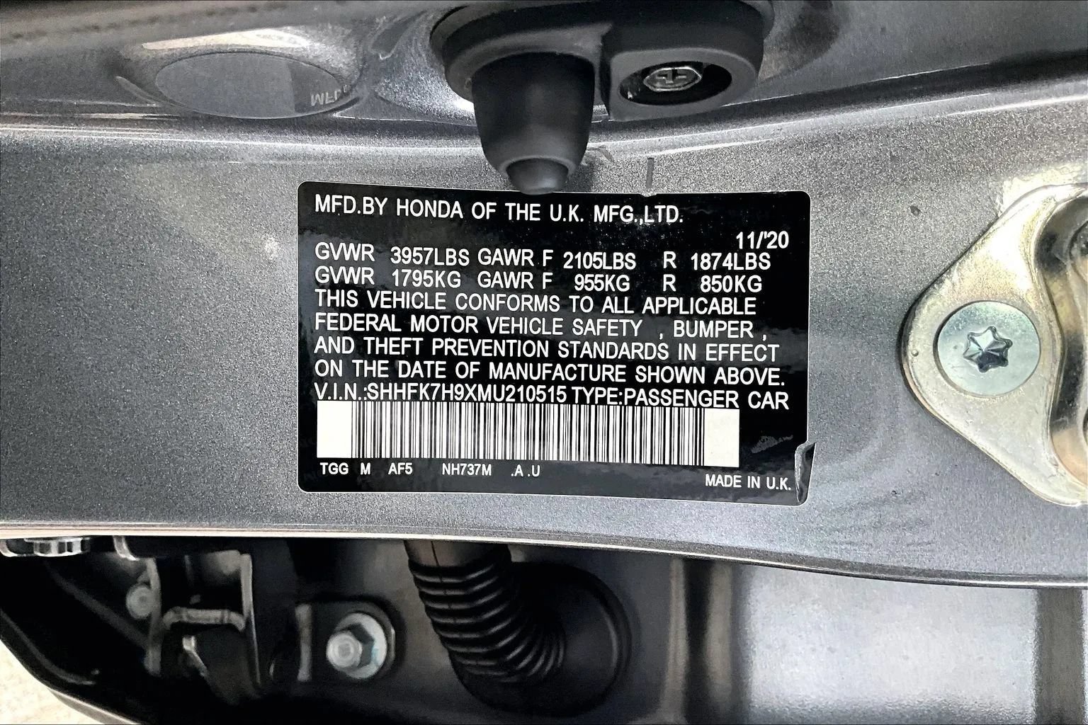 Used 2021 Honda Civic Sport Touring image 16