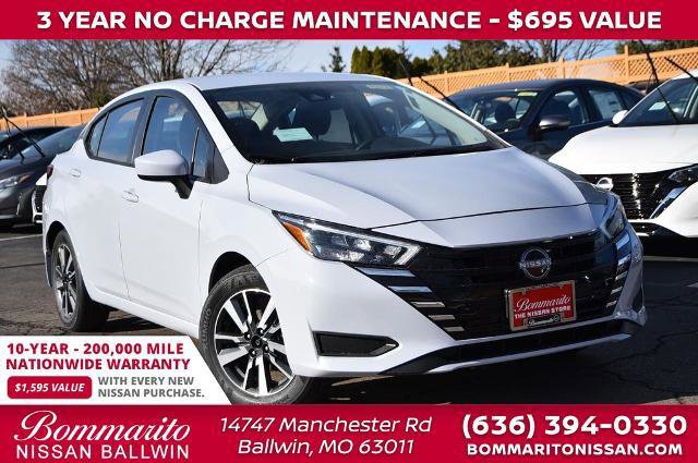 New 2025 Nissan Versa SV w/ Trunk Package