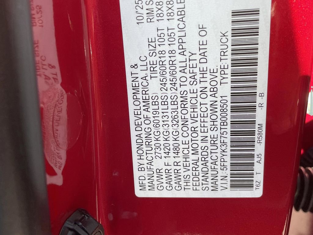 New 2026 Honda Ridgeline TrailSport+ image 14