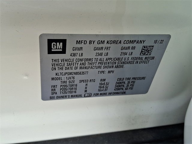 Certified 2022 Chevrolet Trax LT w/ LT Convenience Package image 29