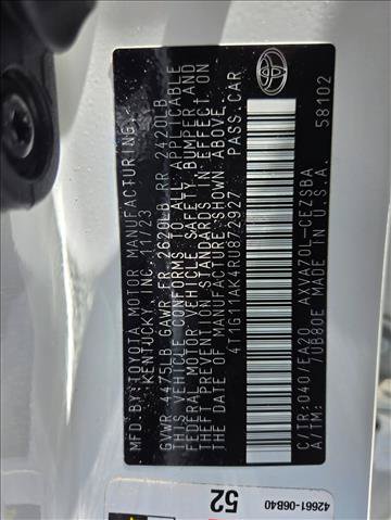 Certified 2024 Toyota Camry SE FWD image 21