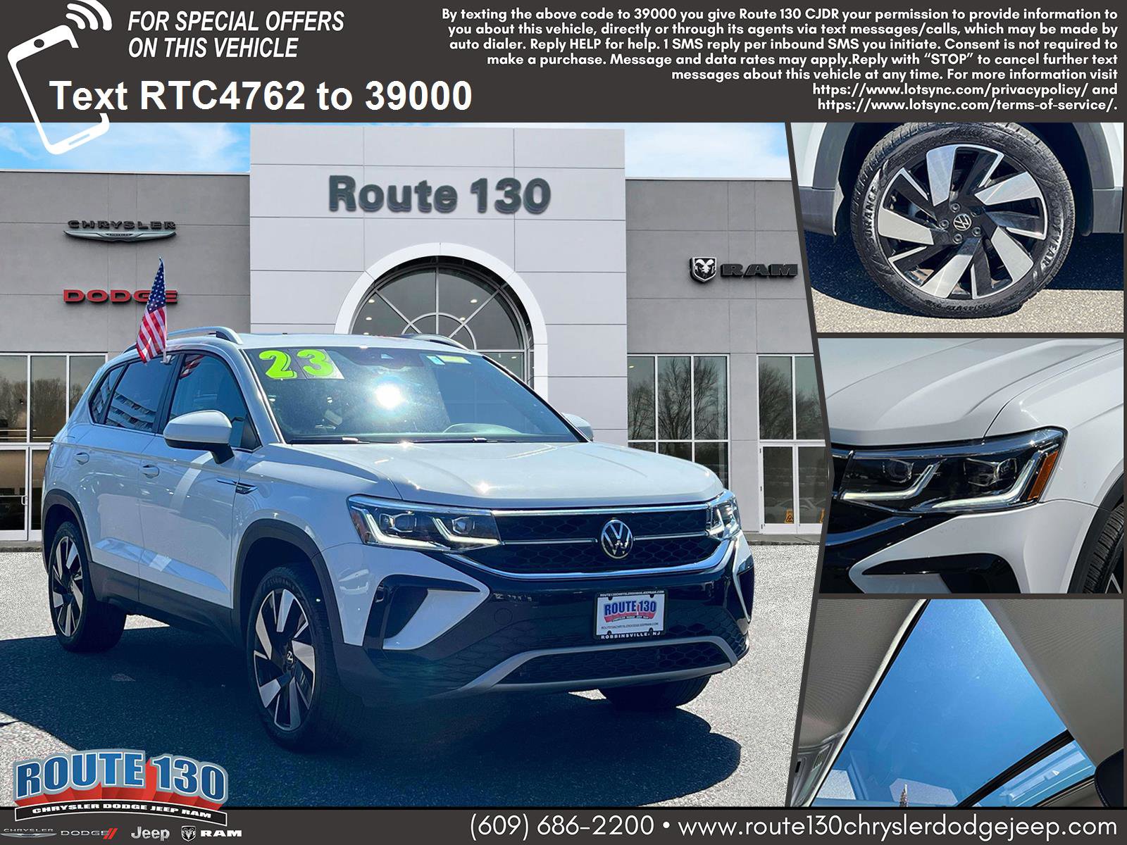 Used 2023 Volkswagen Taos SEL AWD/4WD image 1
