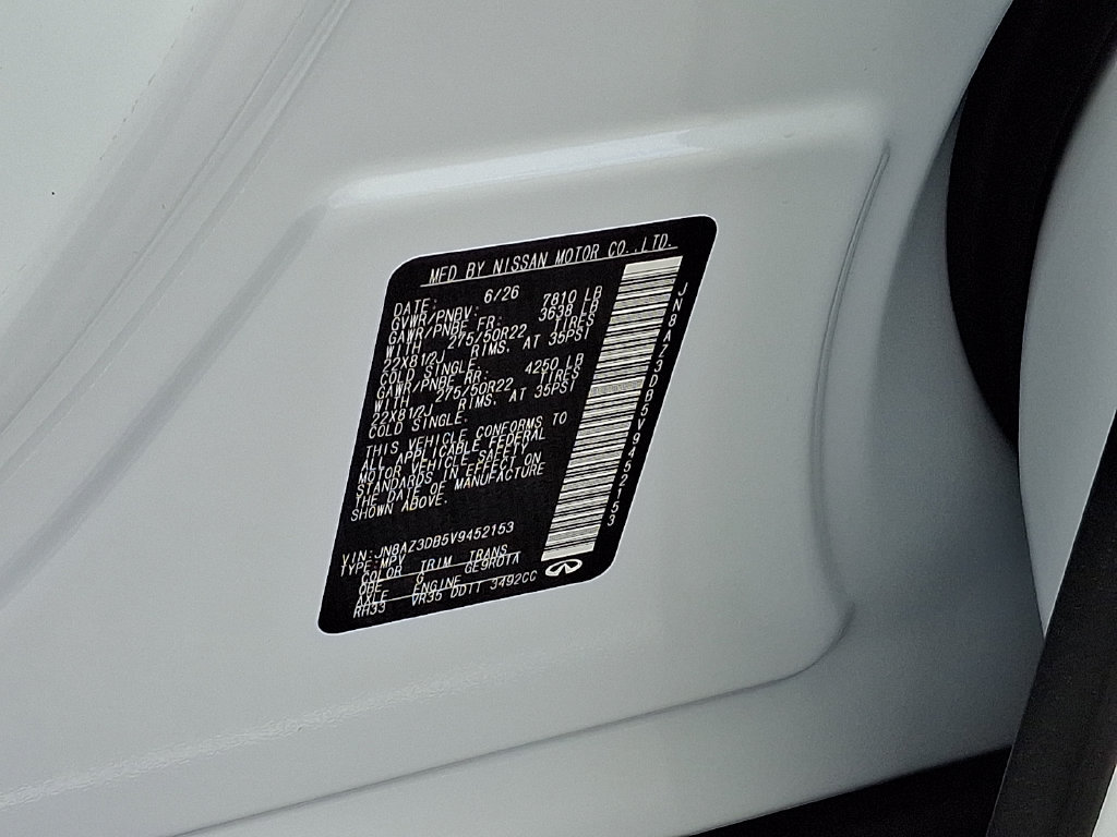 New 2027 INFINITI QX80 Sensory AWD/4WD image 21