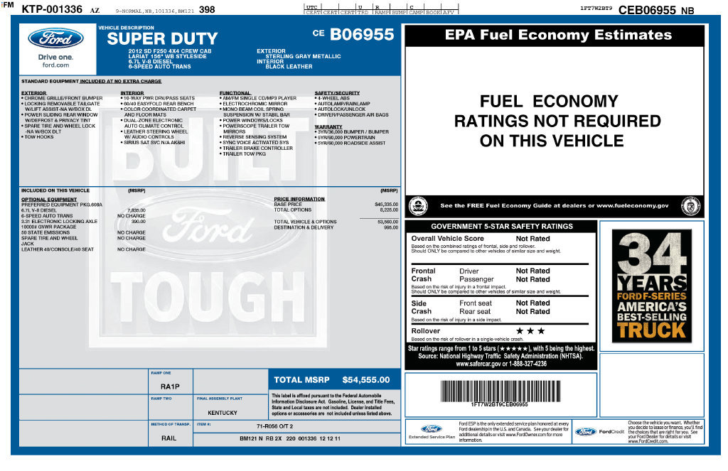 Used 2012 Ford F250 Lariat AWD/4WD image 6