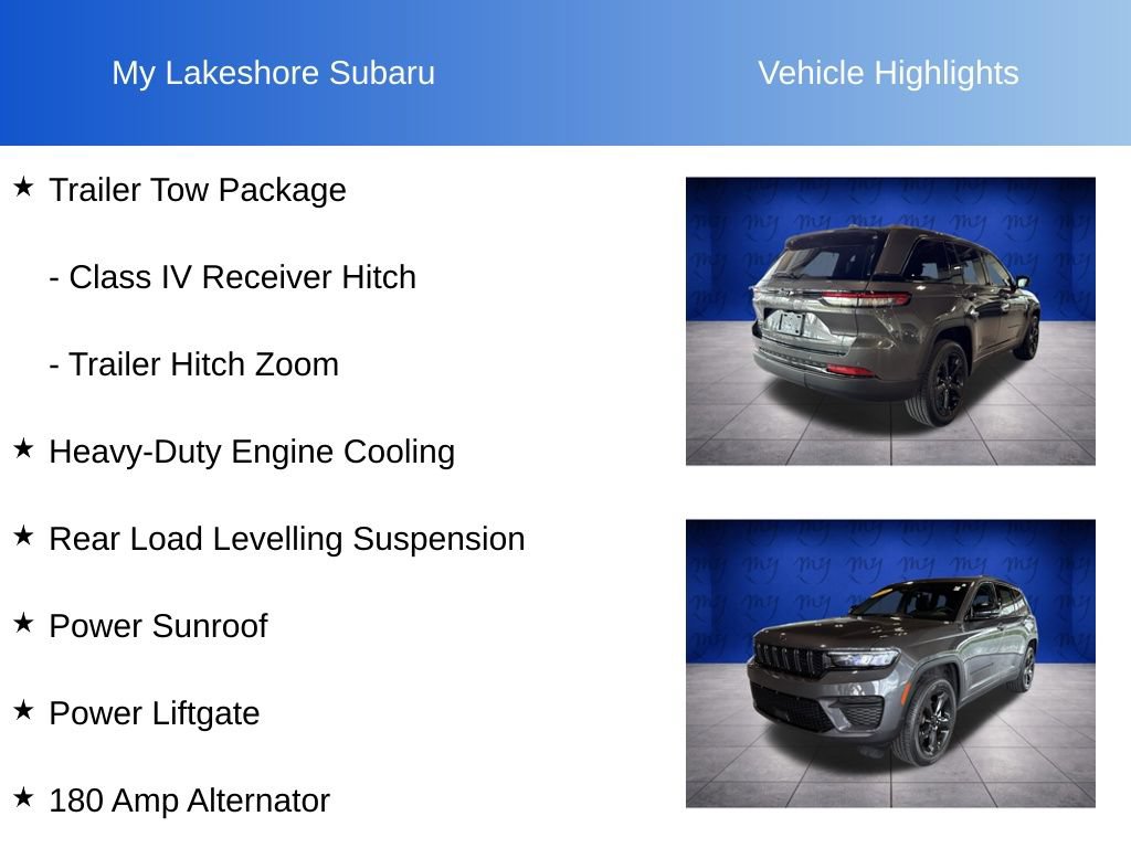 Used 2025 Jeep Grand Cherokee Altitude AWD/4WD image 14