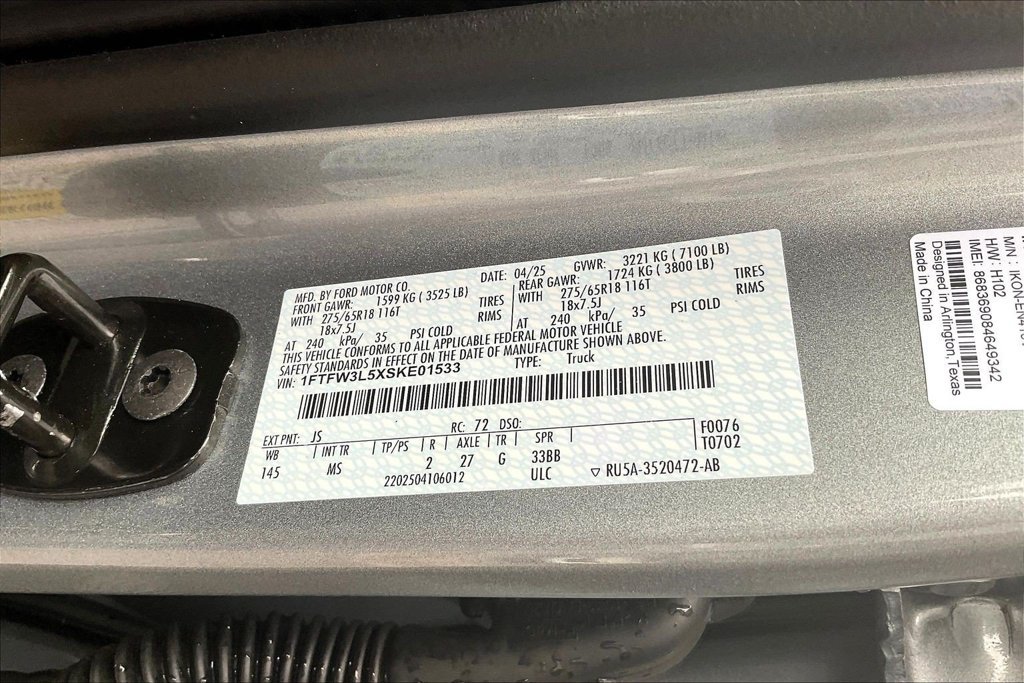 Certified 2025 Ford F150 XLT AWD/4WD image 20