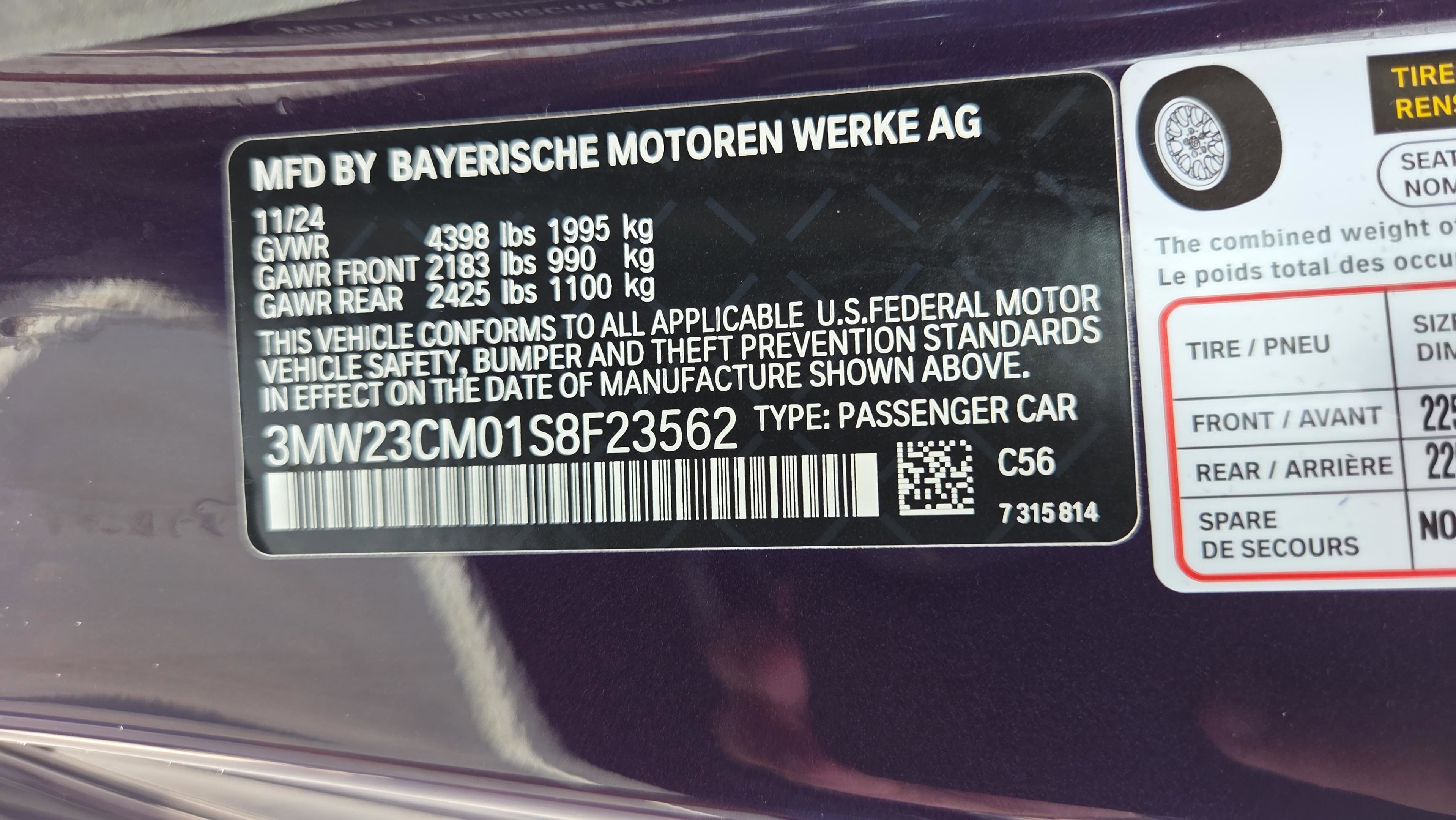 Certified 2025 BMW 230i Coupe w/ M Sport Package RWD image 20