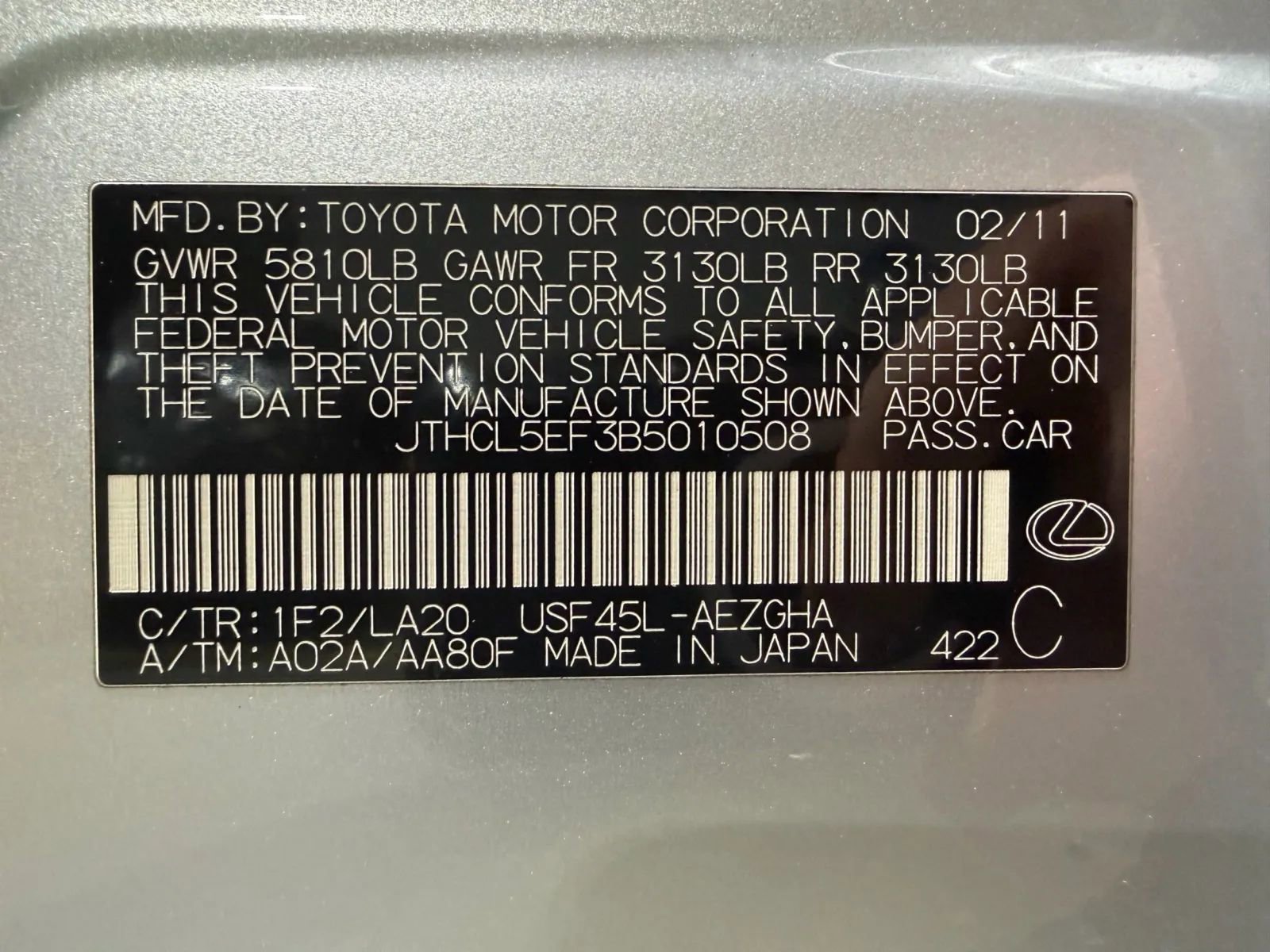 Used 2011 Lexus LS 460 AWD w/ Luxury Value Edition image 20