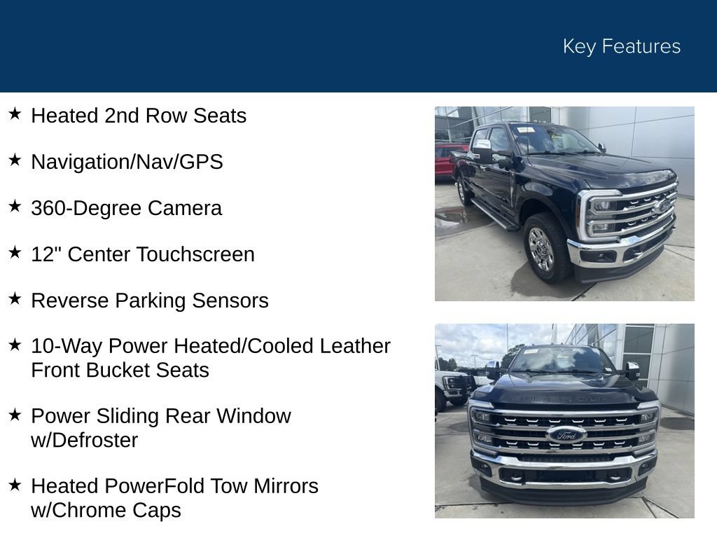 Certified 2024 Ford F250 Lariat w/ Chrome Package AWD/4WD image 37