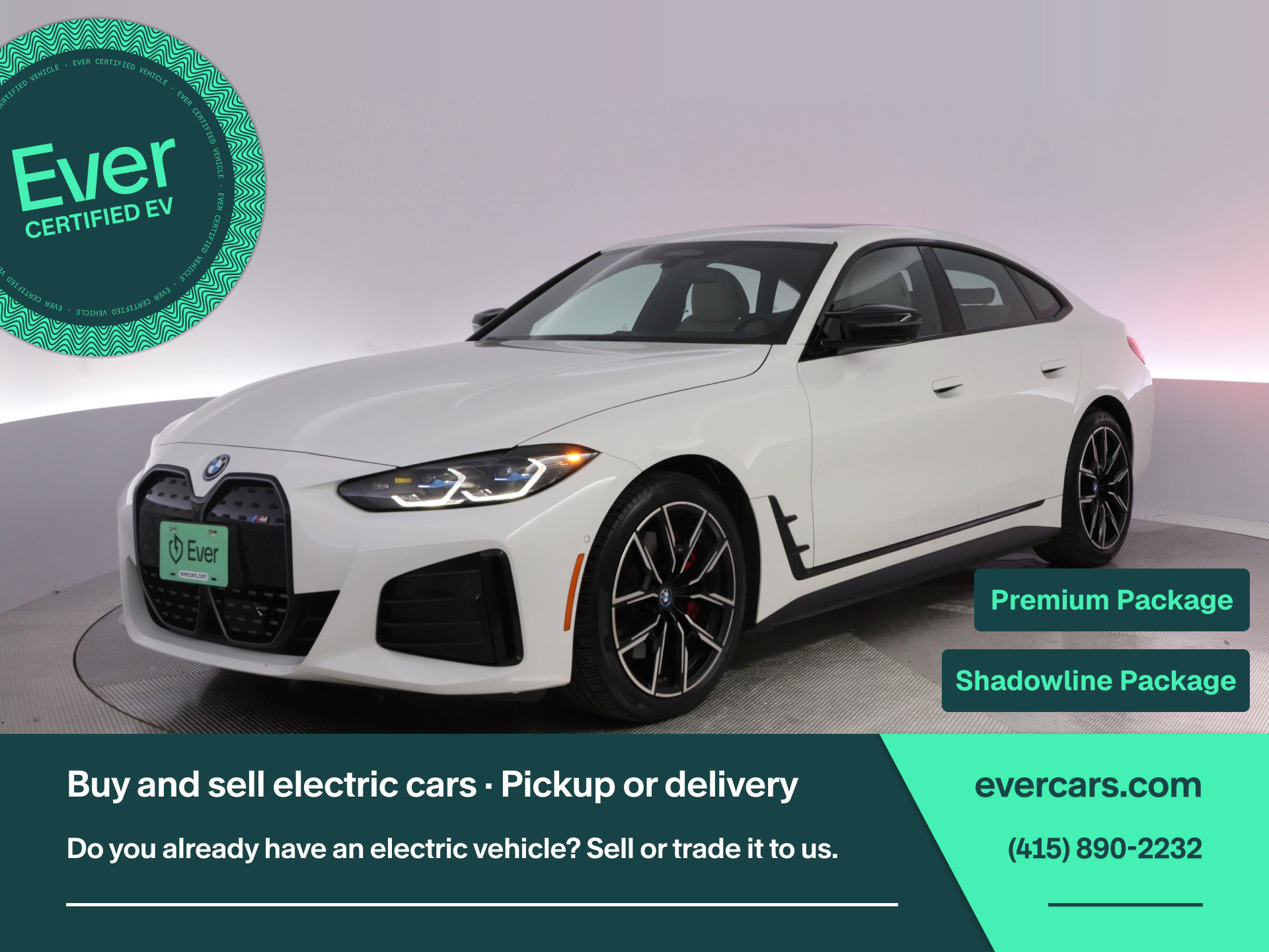 Used 2023 BMW i4 M50 AWD/4WD image 1