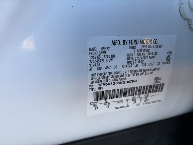 Used 2022 Ford Explorer ST w/ Equipment Group 401A image 26