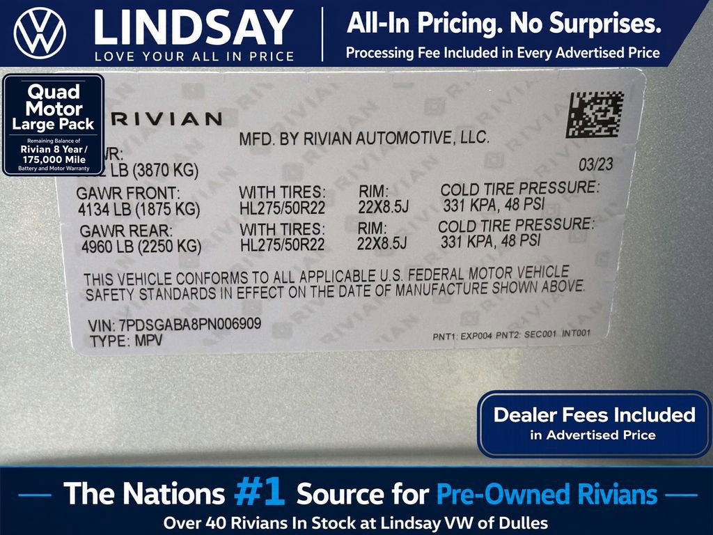 Used 2023 Rivian R1S Adventure AWD/4WD image 29