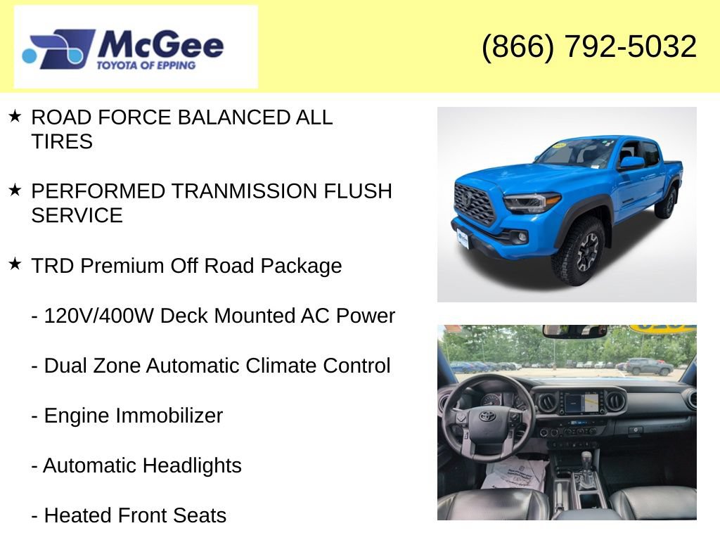 Certified 2020 Toyota Tacoma TRD Off-Road w/ TRD Premium Off Road Package AWD/4WD image 16