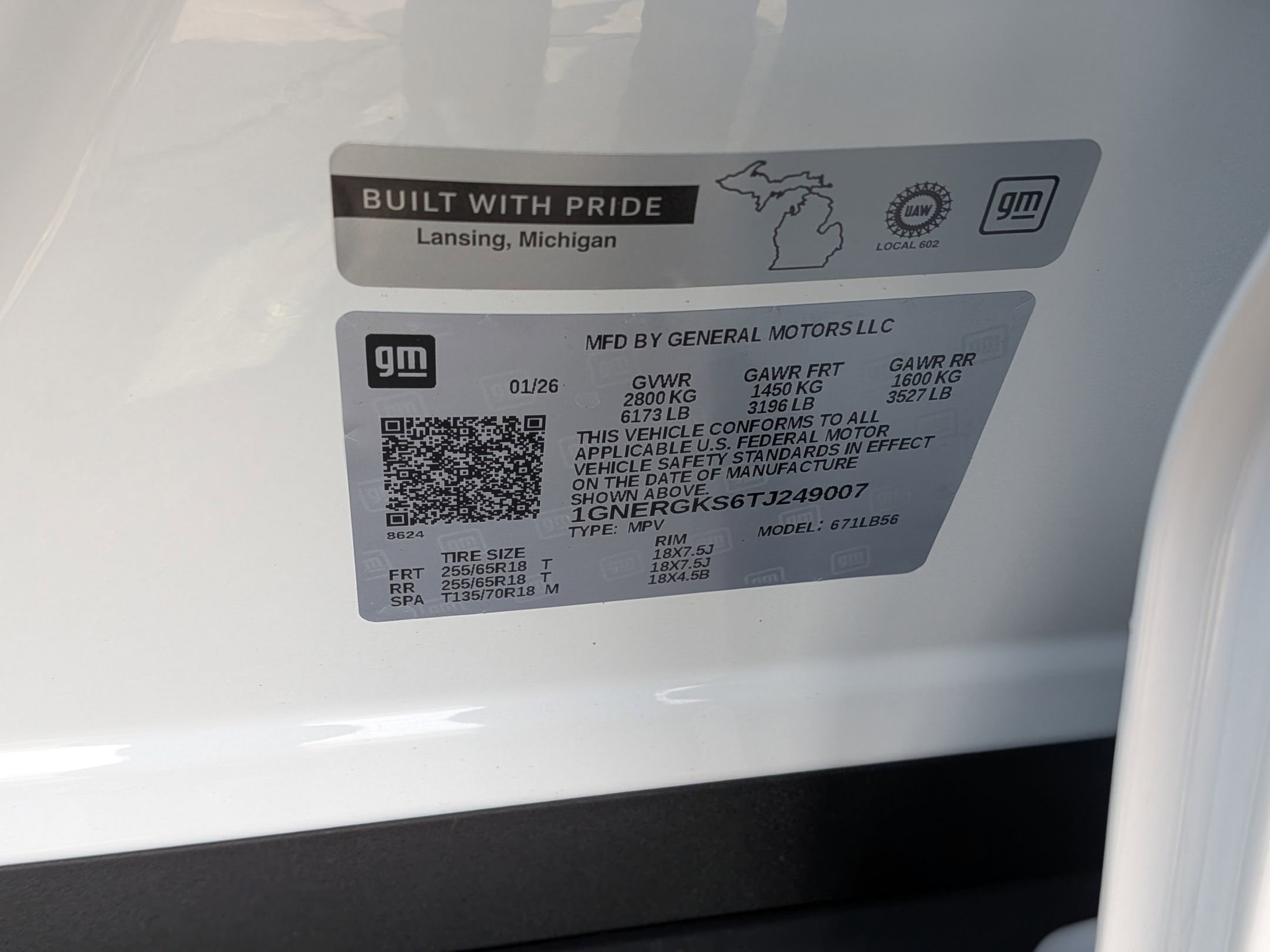 New 2026 Chevrolet Traverse LT image 11