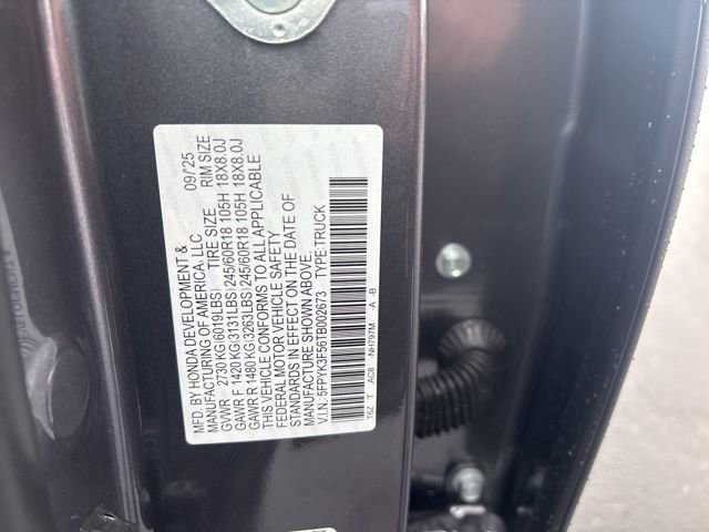 New 2026 Honda Ridgeline RTL image 25