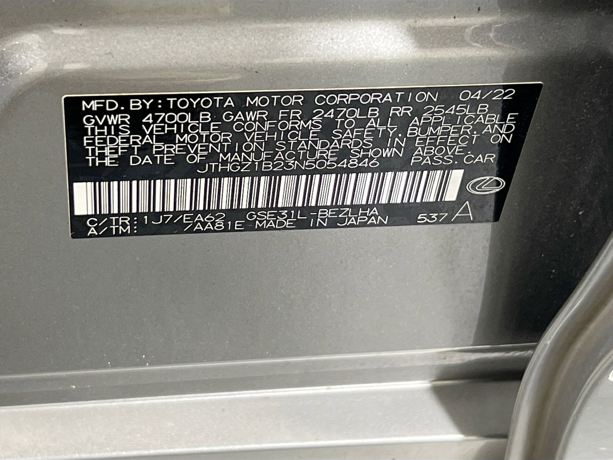 Used 2022 Lexus IS 350 F Sport w/ Accessory Package image 31