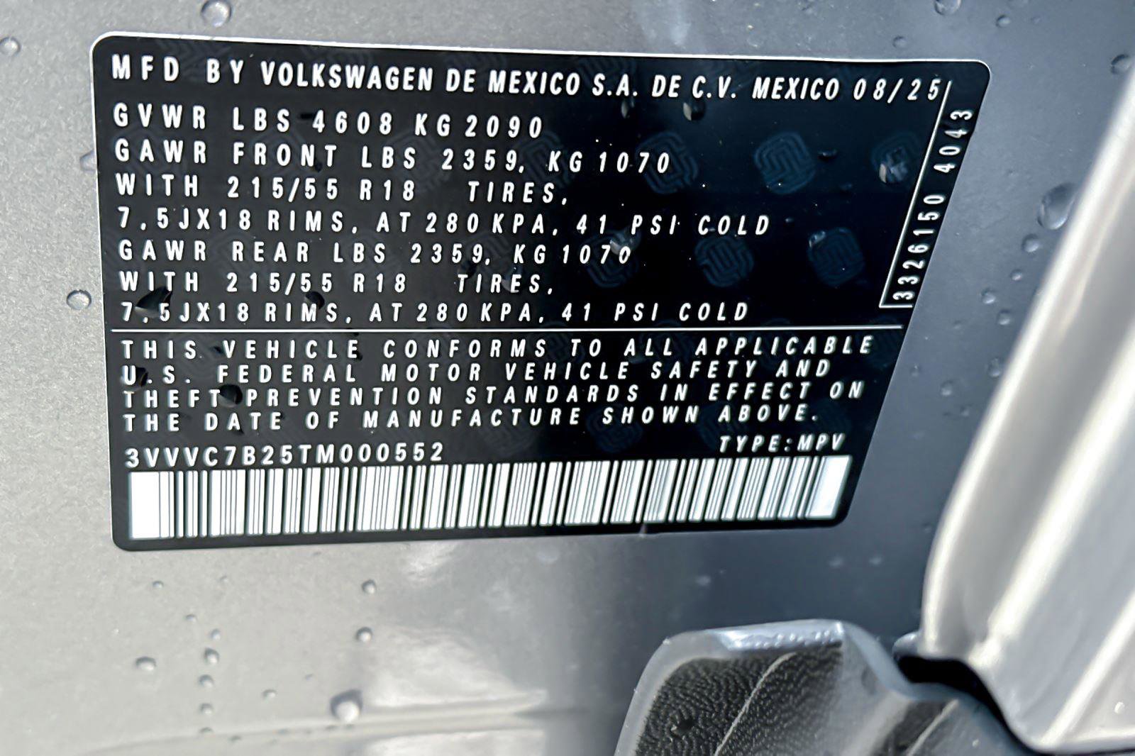 New 2026 Volkswagen Taos SE image 26