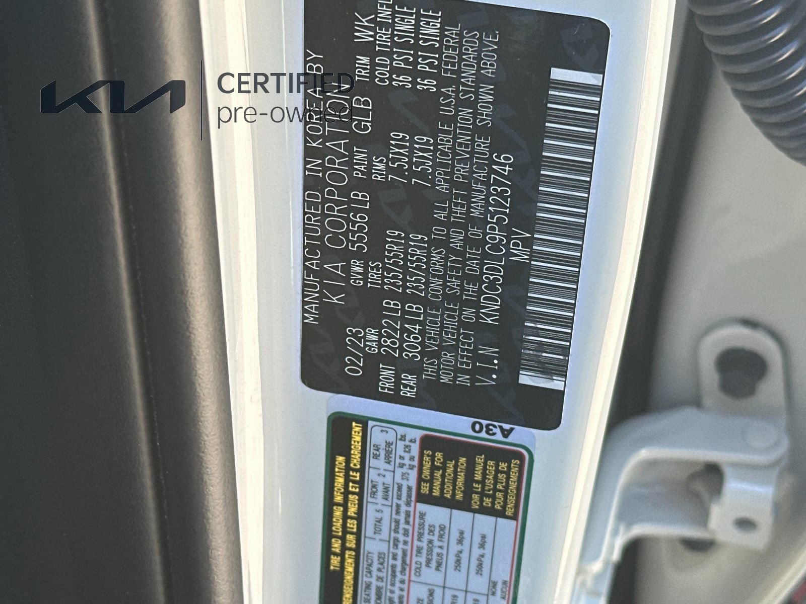 Certified 2023 Kia EV6 Wind AWD/4WD image 30