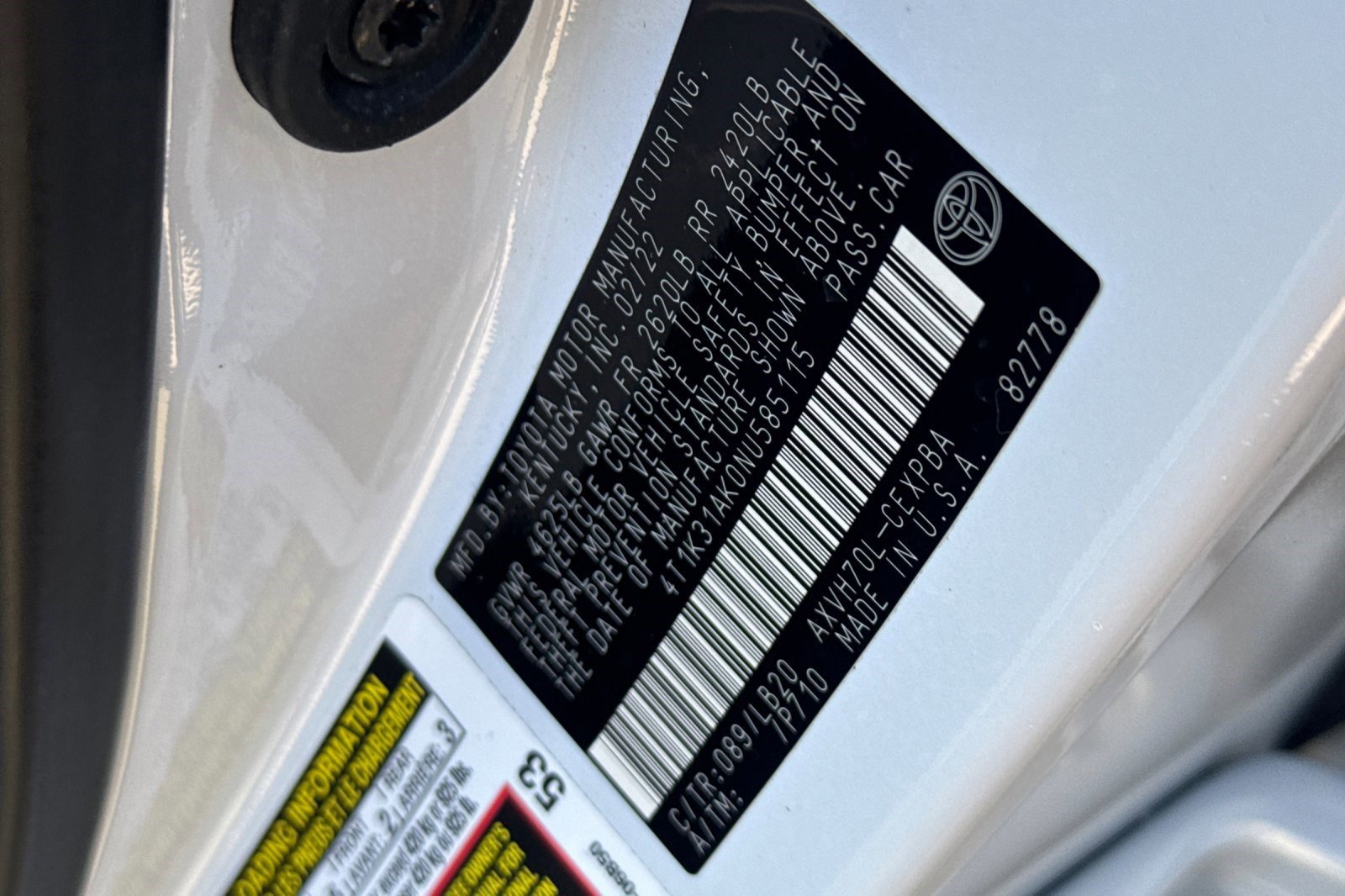 Certified 2022 Toyota Camry XSE FWD image 21