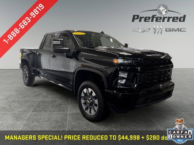 Certified 2023 Chevrolet Silverado 2500 Custom w/ Custom Value Package AWD/4WD image 1