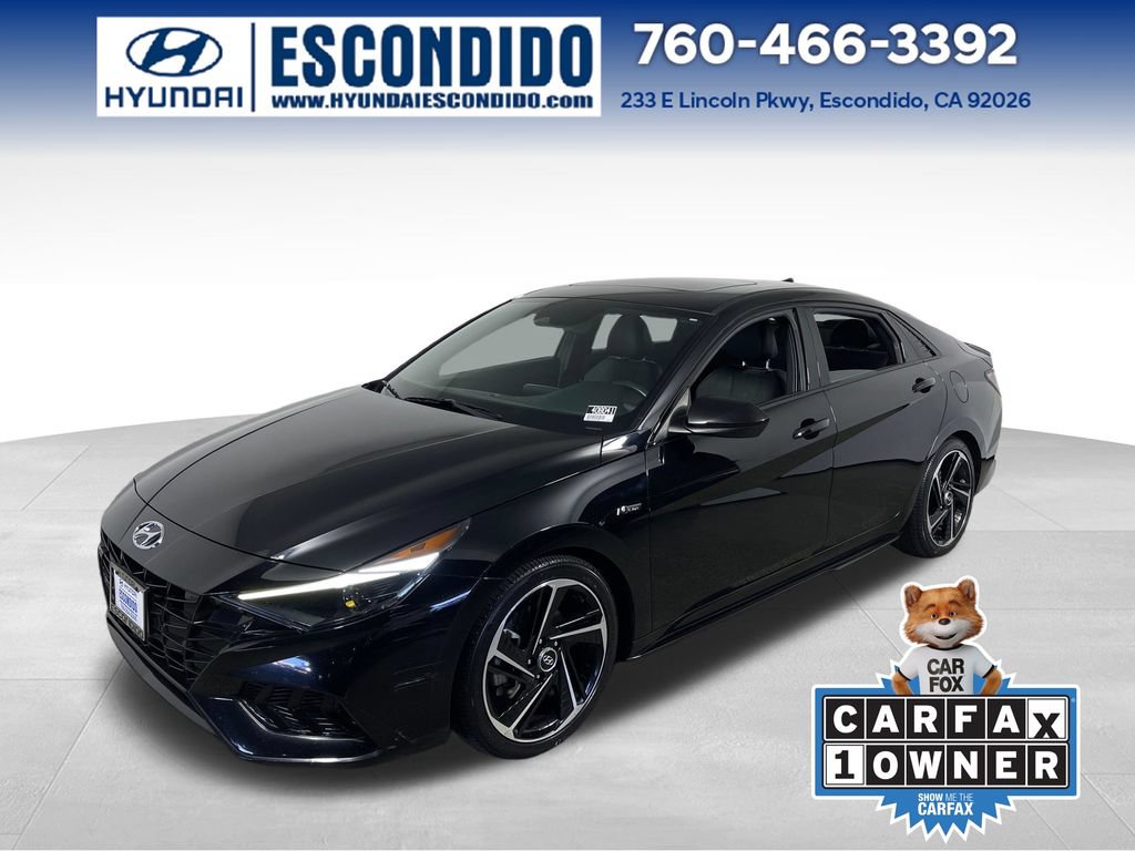Used 2021 Hyundai Elantra N Line FWD image 1