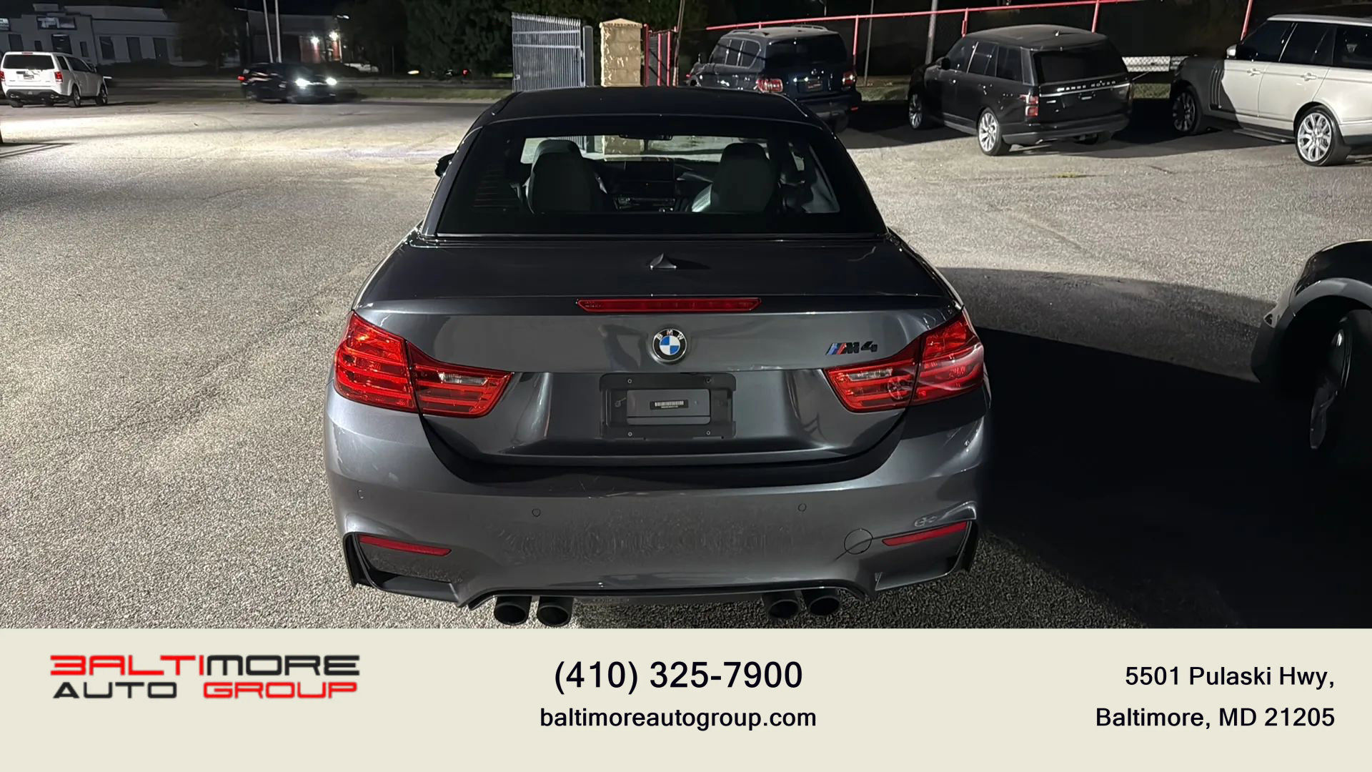 Used 2017 BMW M4 Convertible w/ Competition Package image 3