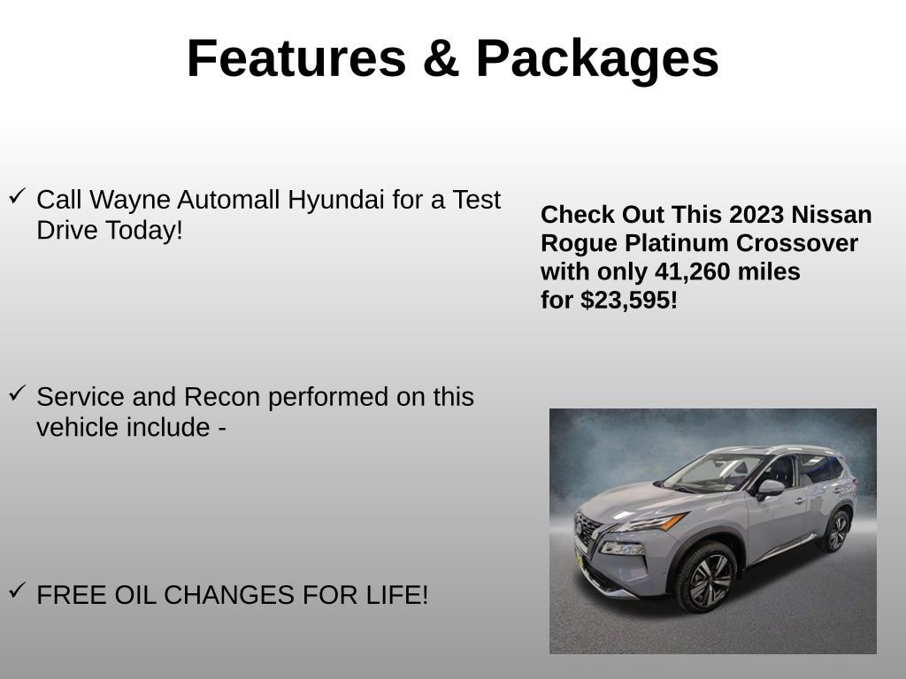 Used 2023 Nissan Rogue Platinum w/ Platinum Premium Package image 4