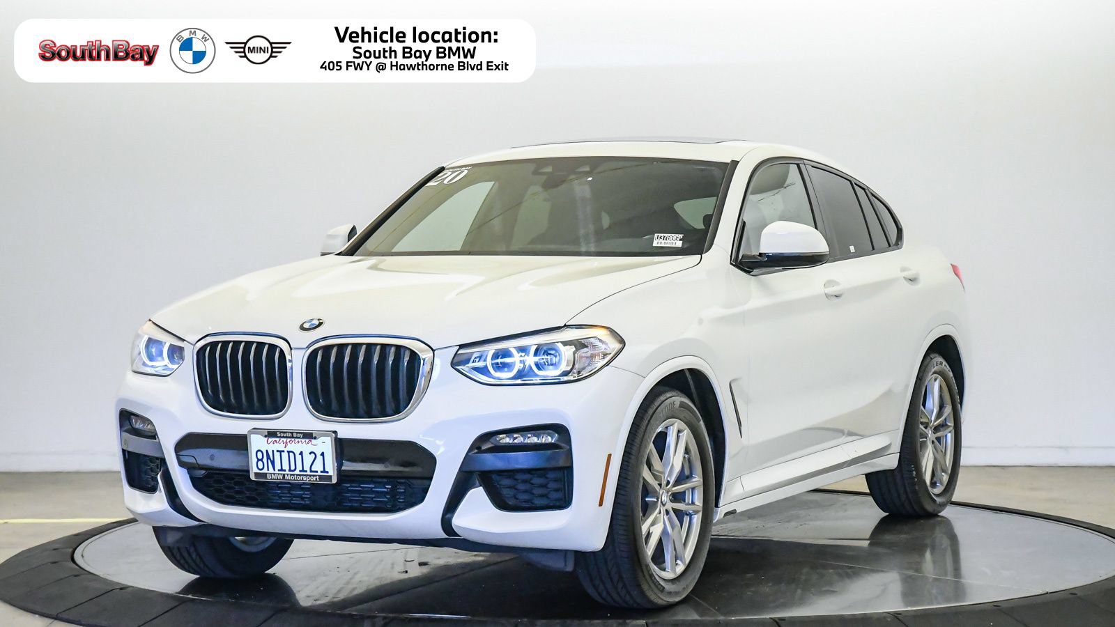 Used 2020 BMW X4 xDrive30i w/ M Sport Package 2 AWD/4WD image 1