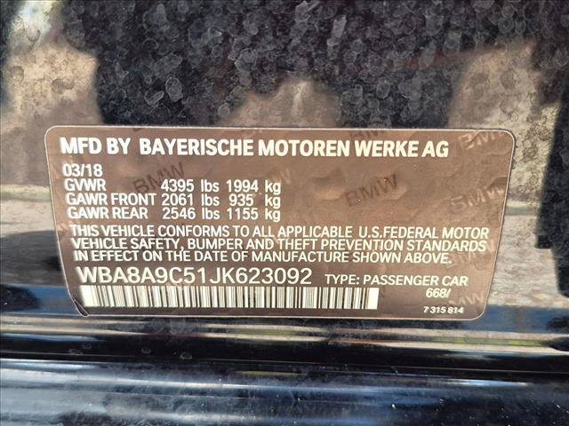 Used 2018 BMW 320i Sedan RWD image 16