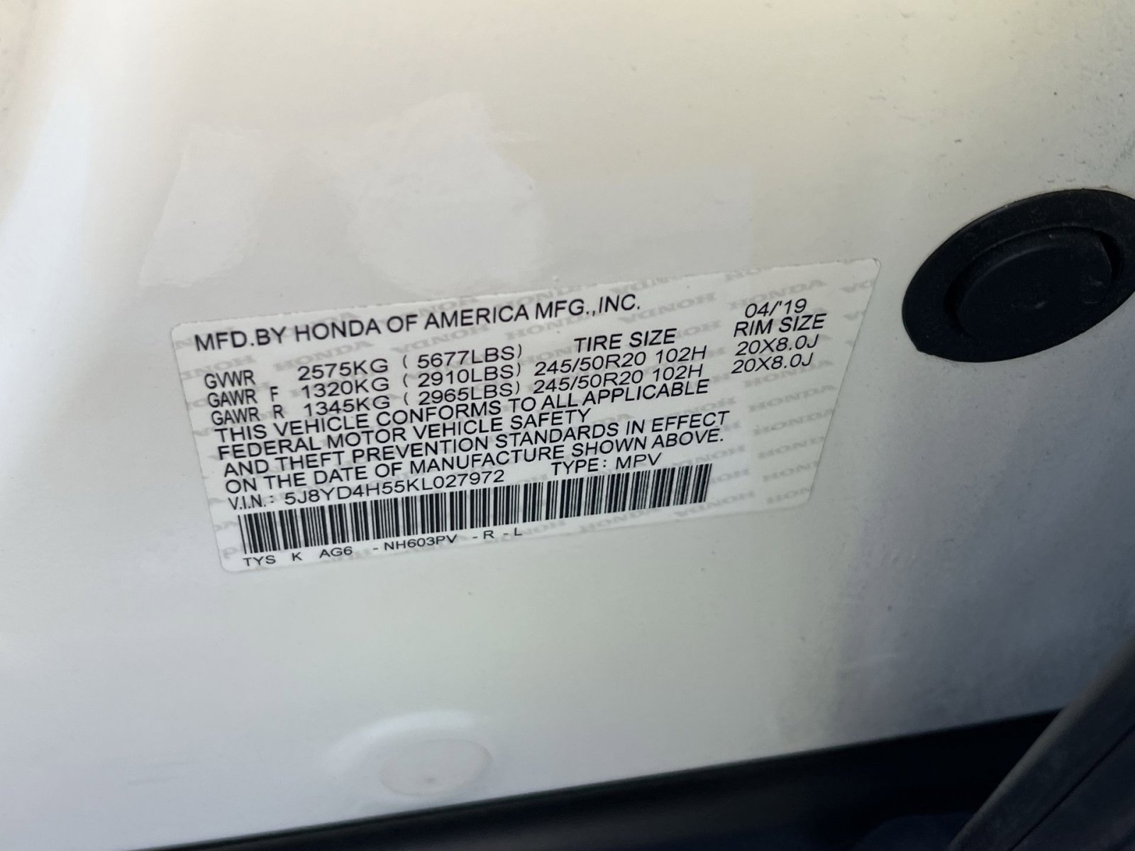 Used 2019 Acura MDX SH-AWD w/ Technology Package image 32