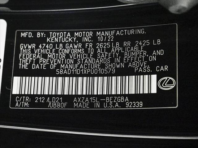 Used 2023 Lexus ES 250 w/ Premium Package AWD/4WD image 25