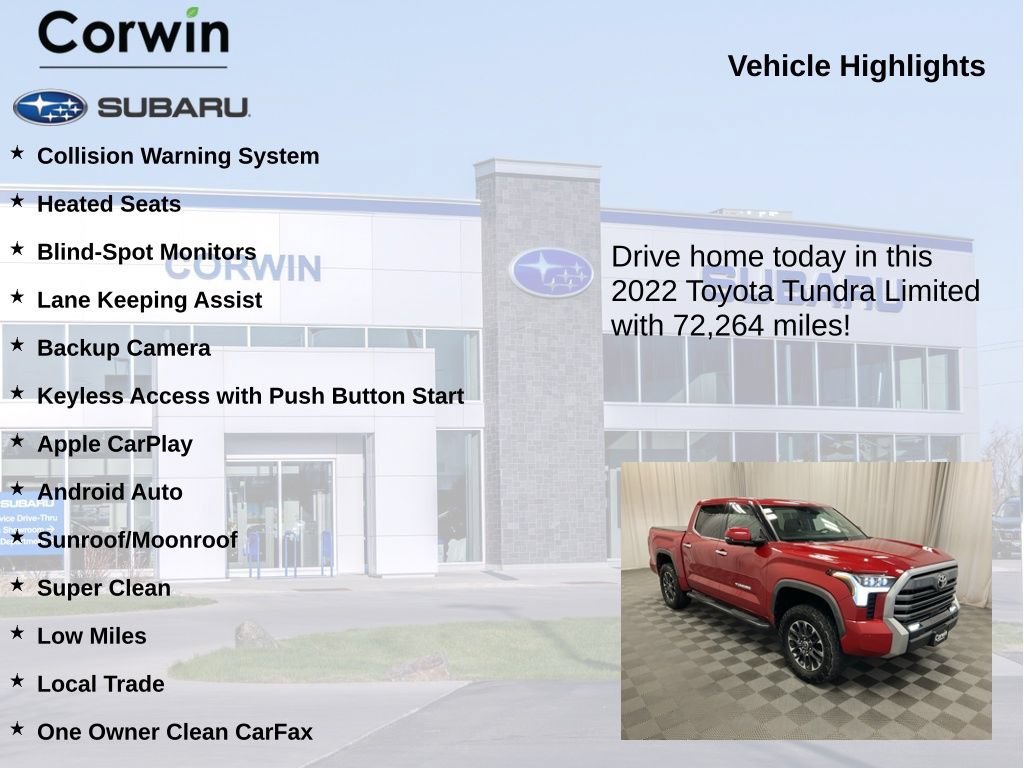 Used 2022 Toyota Tundra Limited AWD/4WD image 6