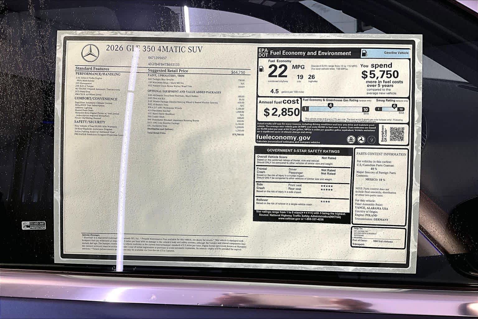 New 2026 Mercedes-Benz GLE 350 4MATIC image 18