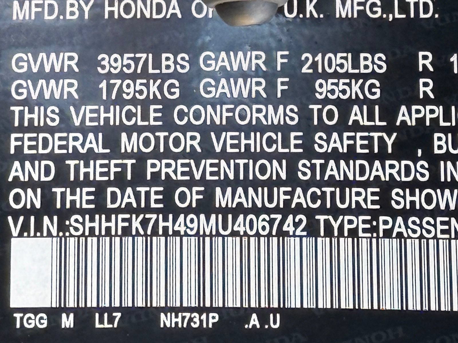 Used 2021 Honda Civic Sport image 51