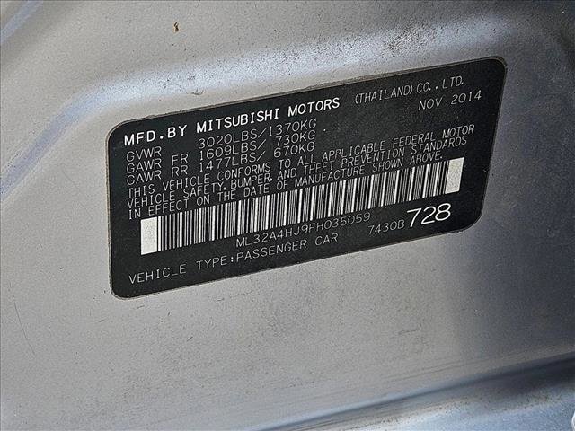 Used 2015 Mitsubishi Mirage ES FWD image 21