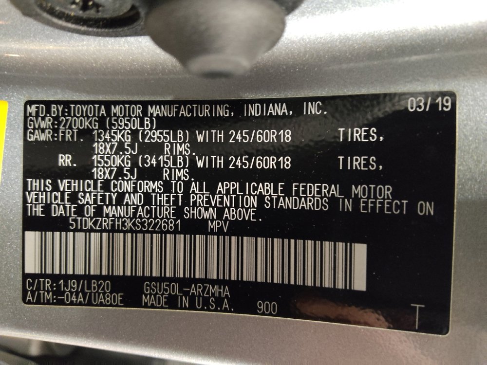 Used 2019 Toyota Highlander XLE FWD image 33