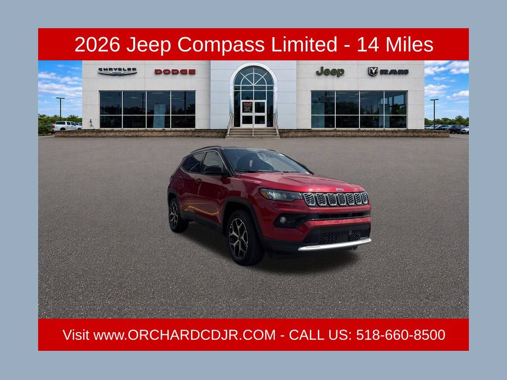 New 2026 Jeep Compass Limited AWD/4WD 360° Tour