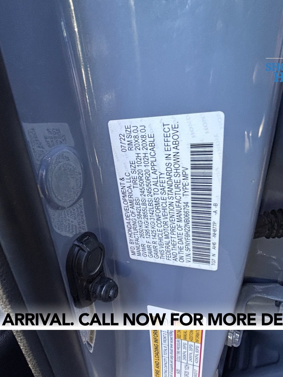 Used 2022 Honda Pilot Special Edition image 13