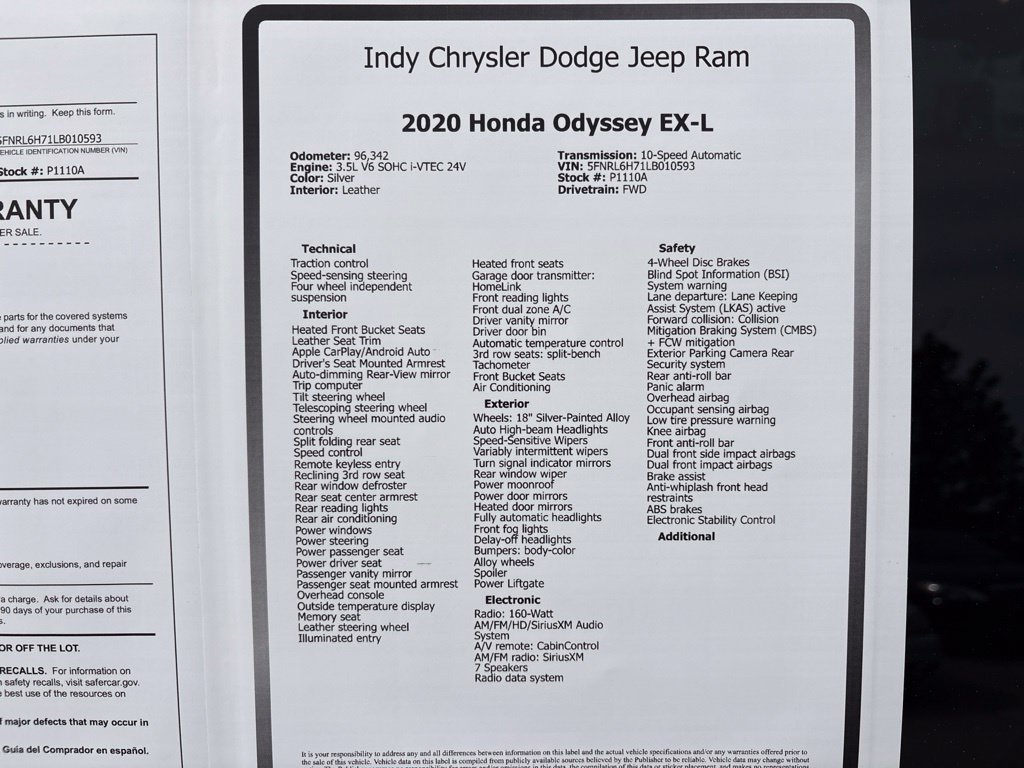 Used 2020 Honda Odyssey EX-L image 34