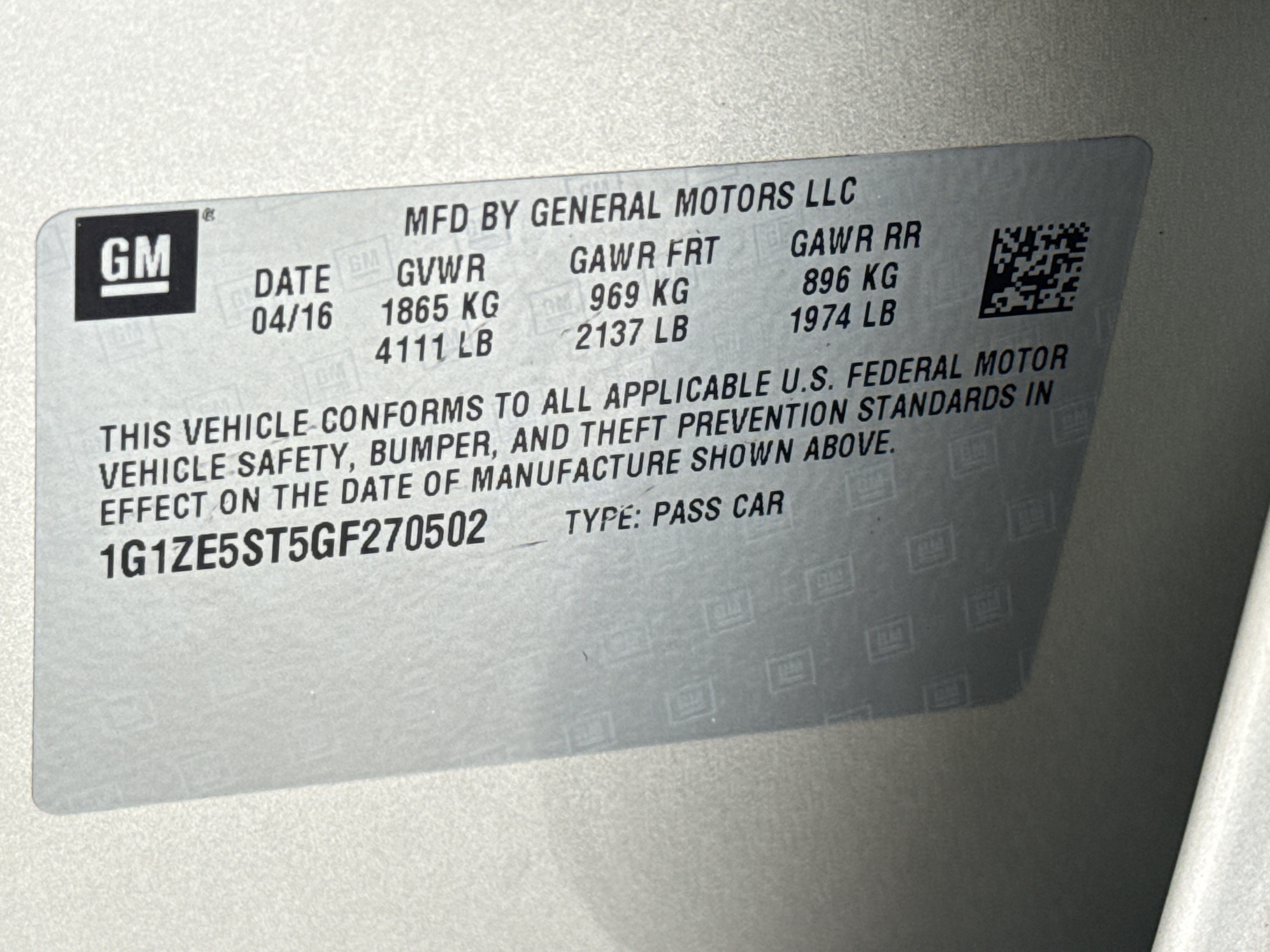 Used 2016 Chevrolet Malibu LT w/ Leather Package FWD image 33