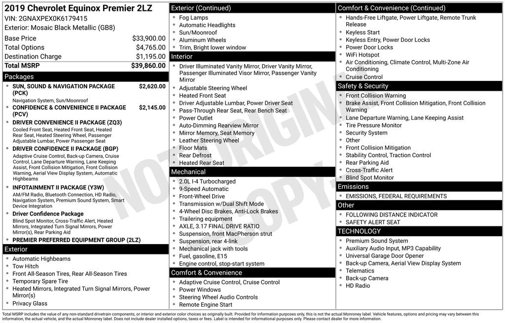 Used 2019 Chevrolet Equinox Premier image 6