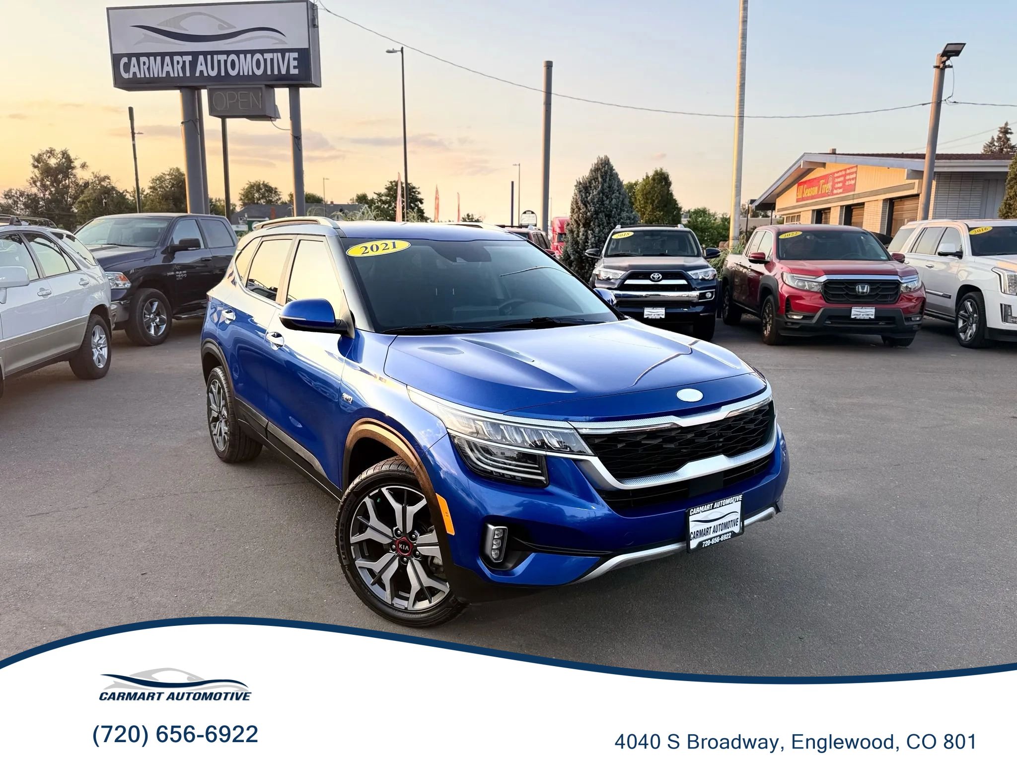 Used 2021 Kia Seltos SX image 1