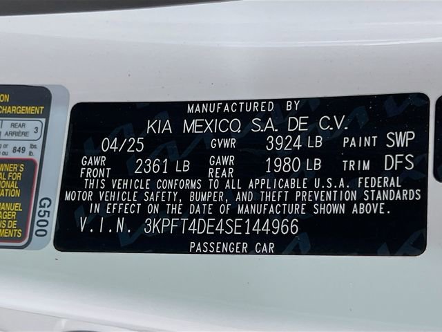 Certified 2025 Kia K4 LXS image 31