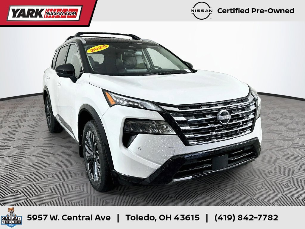 Certified 2026 Nissan Rogue Platinum w/ Platinum Premium Package AWD/4WD 360° Tour