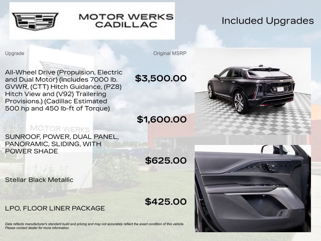 Certified 2025 Cadillac Lyriq Luxury w/ LPO, Floor Liner Package AWD/4WD image 9