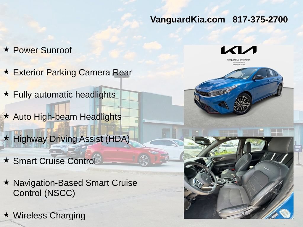 Certified 2022 Kia Forte GT-Line w/ GT-Line Premium Package FWD image 12