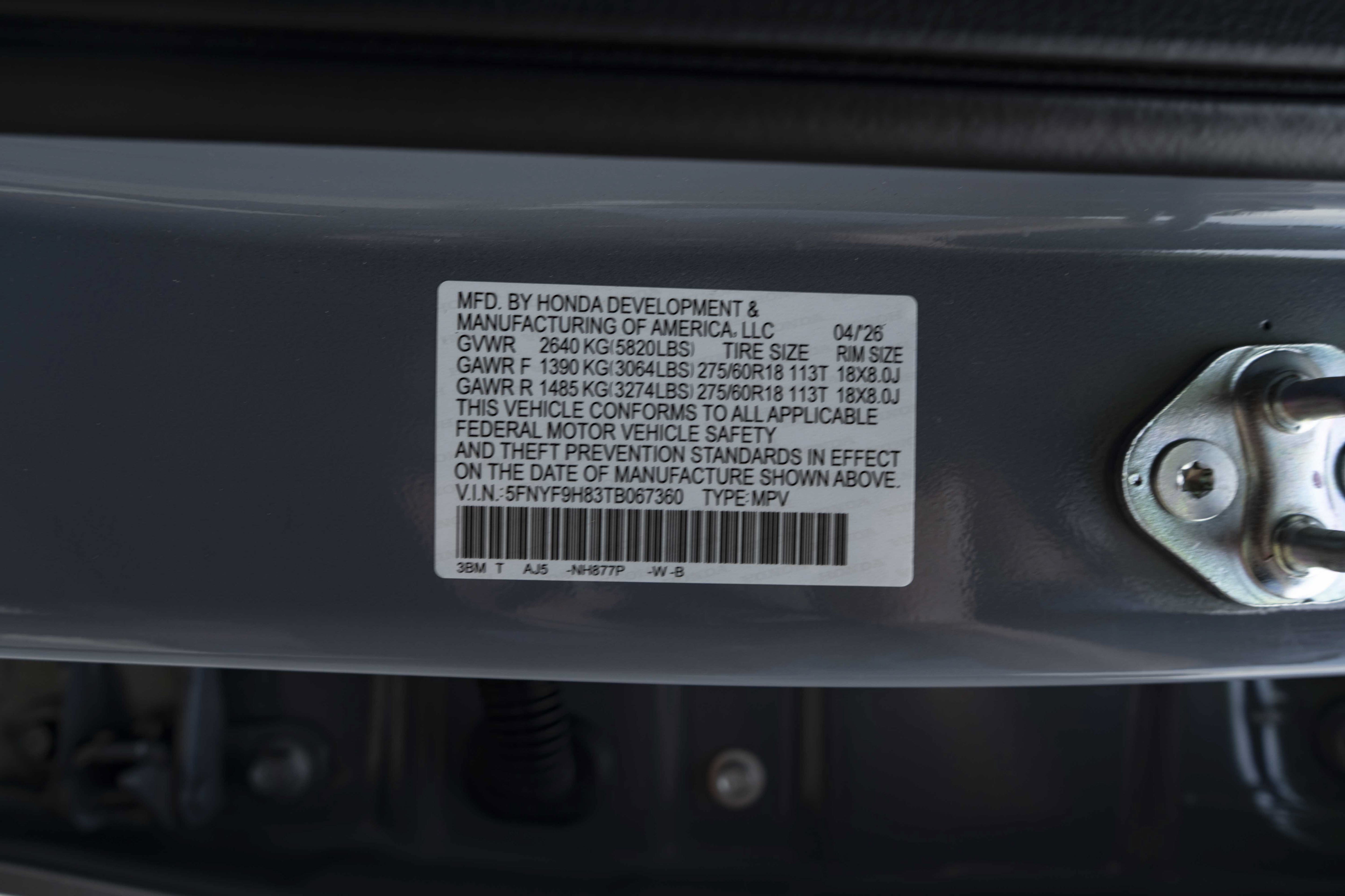 Certified 2026 Honda Passport TrailSport Elite image 48