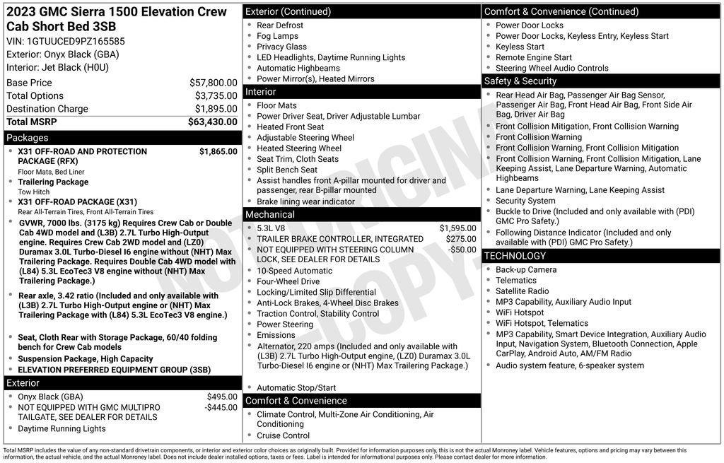 Used 2023 GMC Sierra 1500 Elevation AWD/4WD image 6