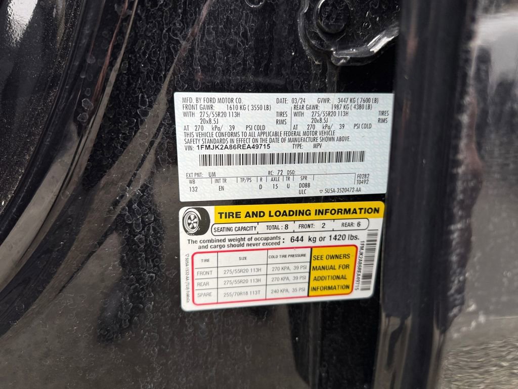 Certified 2024 Ford Expedition Max Limited AWD/4WD image 31