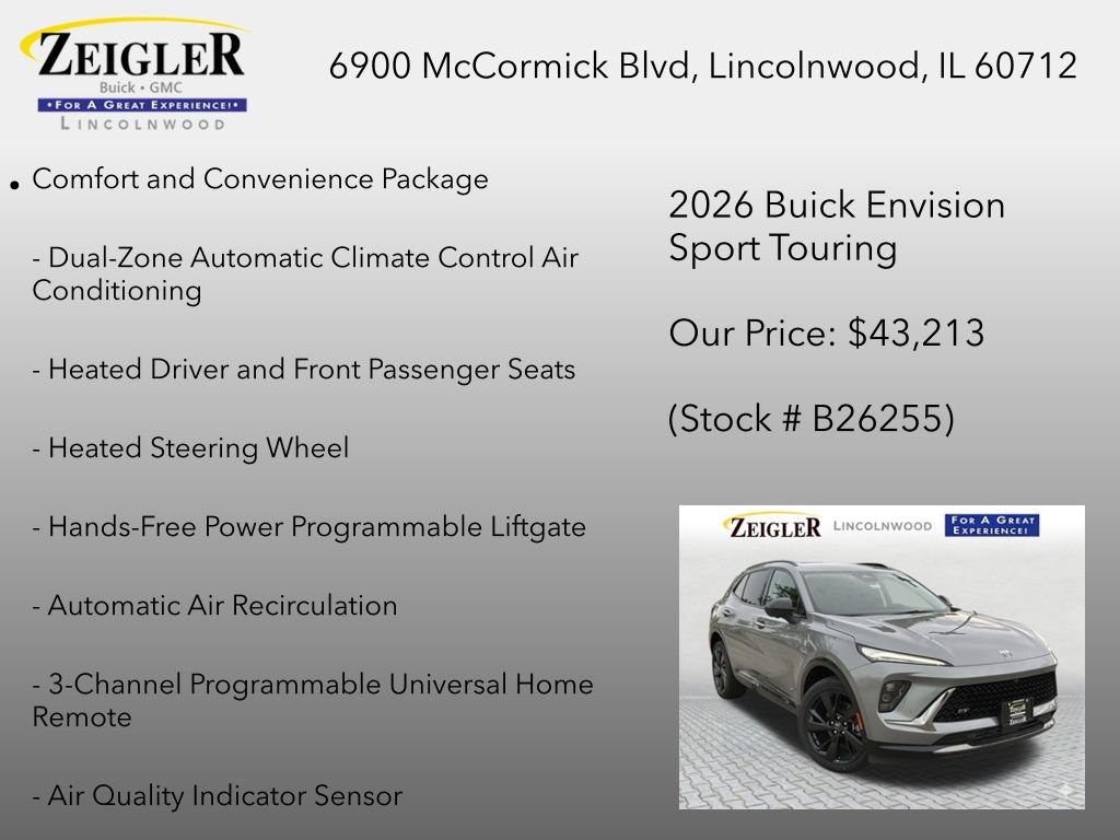 New 2026 Buick Envision Sport Touring AWD/4WD image 6
